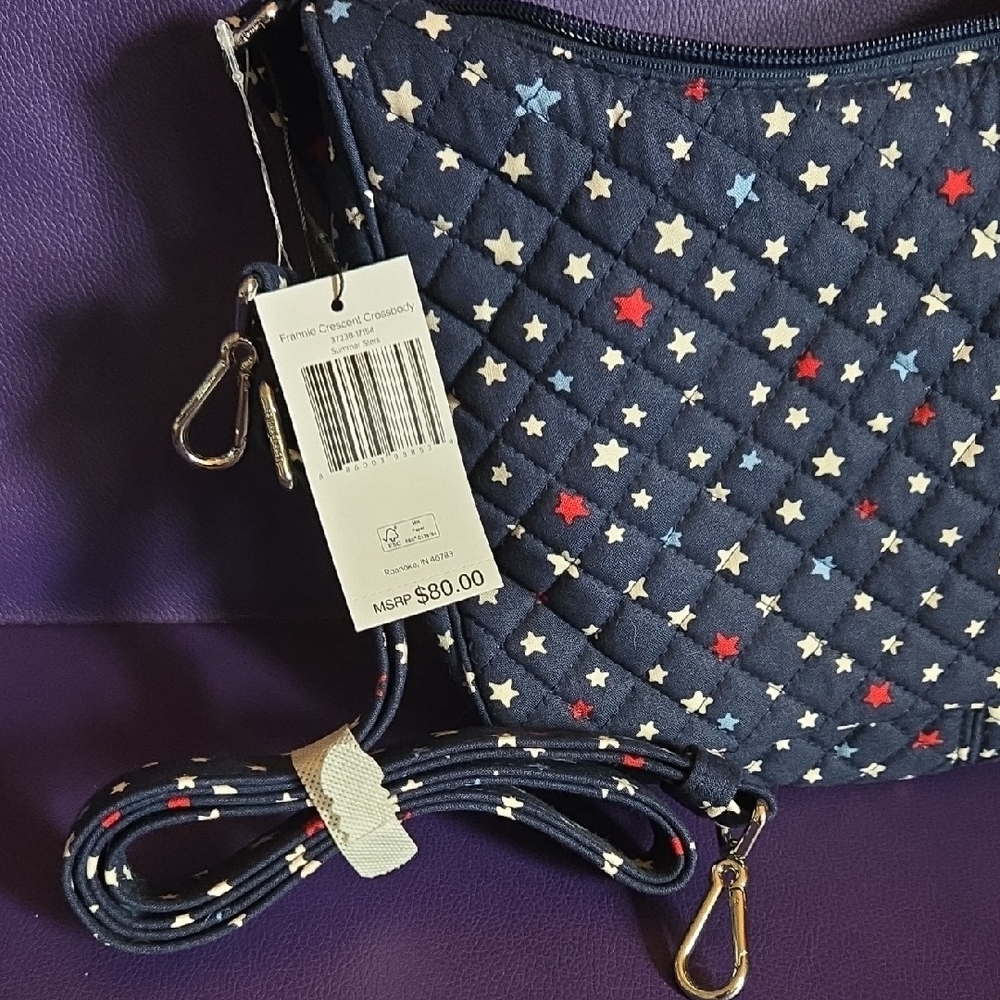 Vera Bradley shoulder and crossbody Summer Stars bag